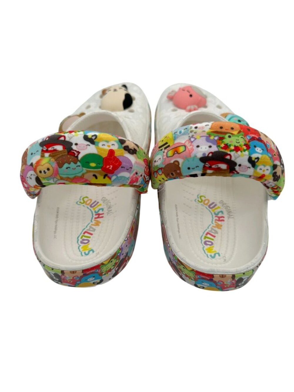 Crocs Squishmallows Clogs M8 W10 White Colorful Classic Cartoon Shoe Charms NEW - Picture 14 of 16